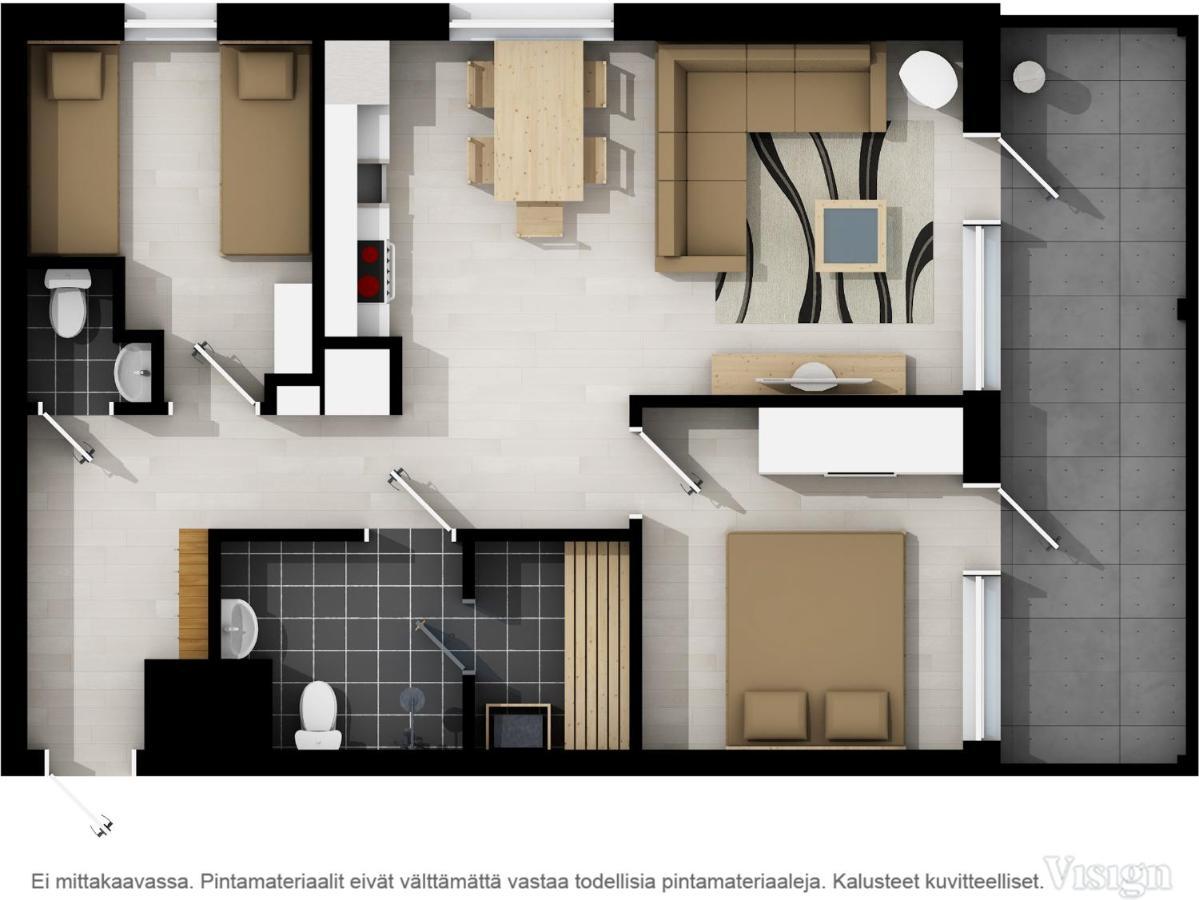 Levillas Tunturinlaita Apartments Esterno foto